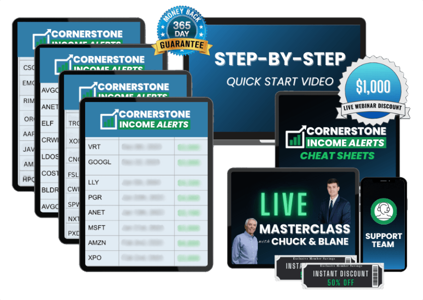 Cornerstone Income Alert product shot