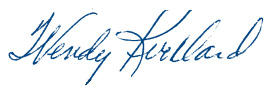Wendy Kirkland's signature