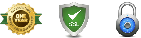 1 Year Money Back Guarantee, your information is safe