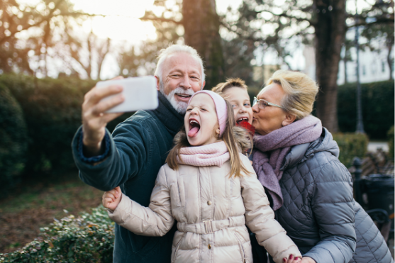 Family selfie